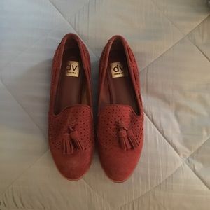Dolce Vita Burnt Orange Suede Loafers 7.5